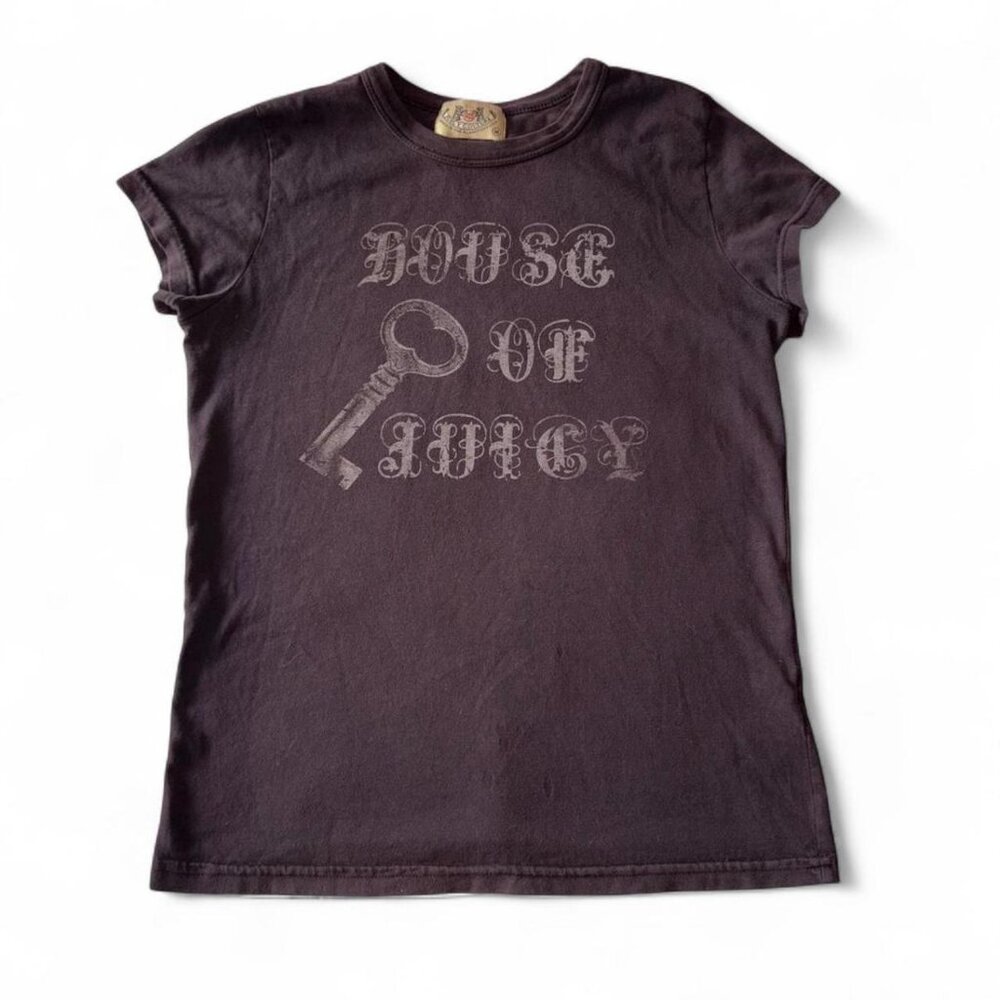 Juicy Couture Vintage "House of Juicy" Brown T-Shirt